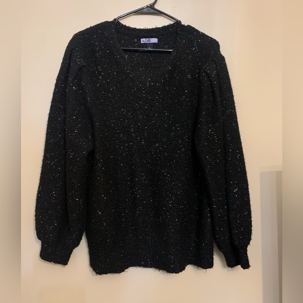 Sparkle Black Sweater